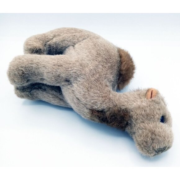 Camel Plush Hand Crafted Brown Grey Stuffed Animal 8 Inch Rough Fur Lifelike - Picture 6 of 12